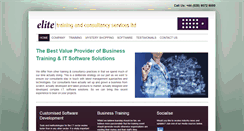 Desktop Screenshot of elitetraining.com